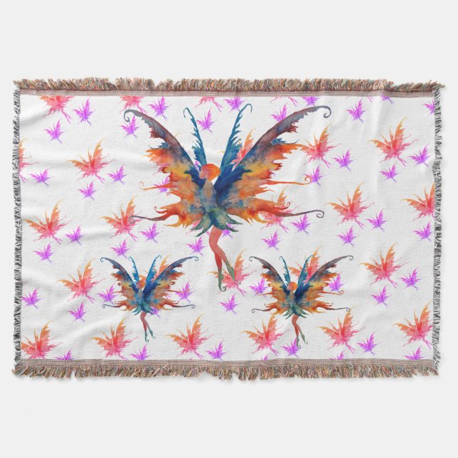 Niedliche Fairies Decke (Vorderseite)