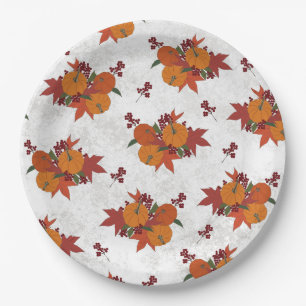 Niedliche Fall-Ernte-Papierplatte Pappteller