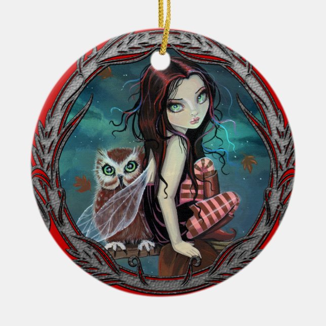 Niedliche Fantasie und Fantasie Kunst Keramik Ornament (Vorne)