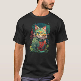 Niedliche Fantasy Color Splash Chat Design T-Shirt