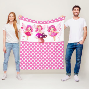 Niedliche Fantasy Feen Fleecedecke