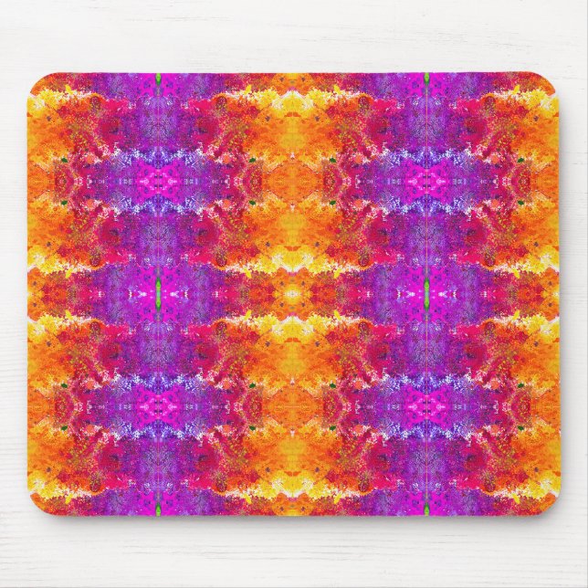 Niedliche Farbe abstrakter Spritzer Farbe Mousepad (Vorne)