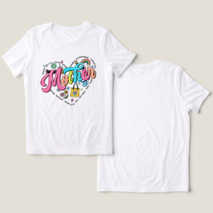 Niedliche Farbe Groovy Happy Mother Day Tri-Blend Shirt