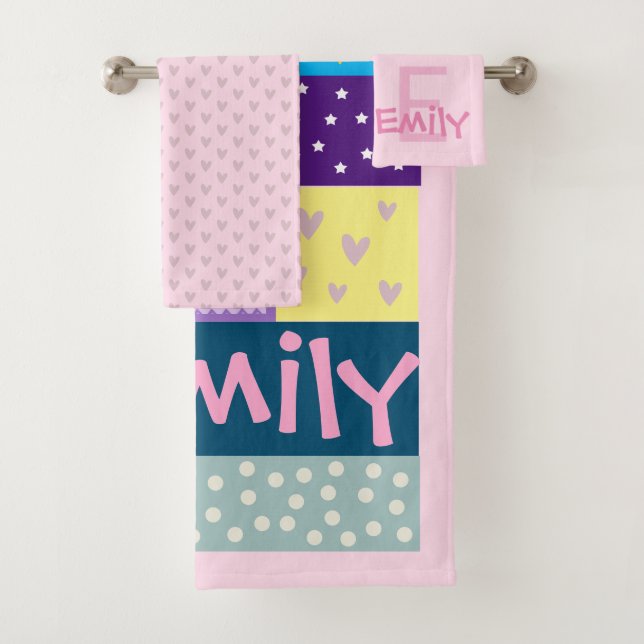 Niedliche Farbe Sie sind mein Baby in der Sunshine Badhandtuch Set (Insitu)