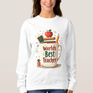 Niedliche Farben für den besten Lehrer der Welt Sweatshirt