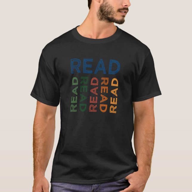 Niedliche Farben lesen T-Shirt (Vorderseite)