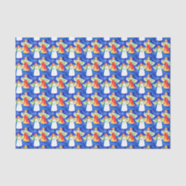 Niedliche Farben Segen Angels Blaues Himmel Wasser Seidenpapier