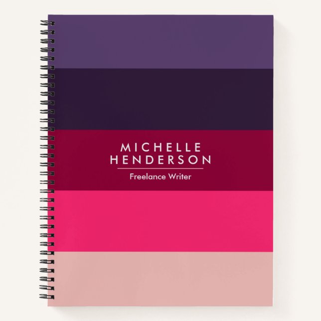 Niedliche Farbenfrohe Bar Settecentesimo Notizbuch (Vorderseite)