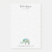 Niedliche farbenfrohe Blume Elefant