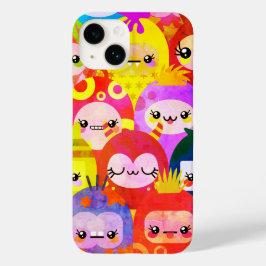 Niedliche farbenfrohe Critters Fun iPhone 14 Fall Case-Mate iPhone 14 Hülle