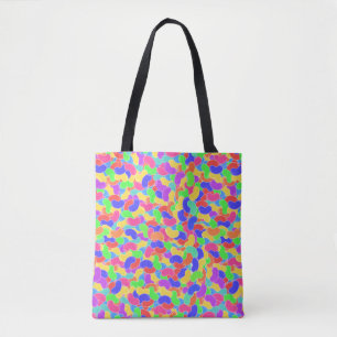 Niedliche Farbenfrohe epische Jellybeans Candy Fun Tasche