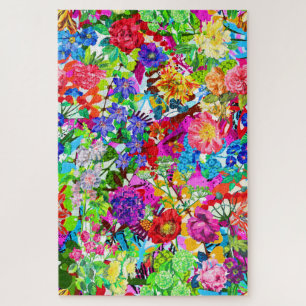 Niedliche farbenfrohe magische Blume