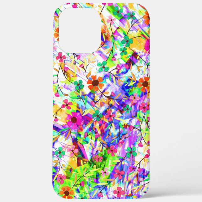 Niedliche farbenfrohe magische Blume Case-Mate iPhone Hülle (Rückseite)