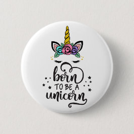 Niedliche Farbenfrohe magische Einheit Button