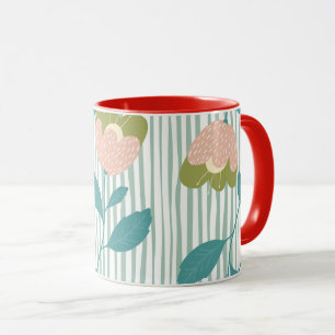 Niedliche farbenfrohe Sommerfeier Familienblau Tasse