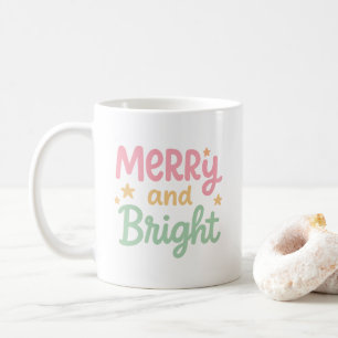 Niedliche Farbenfrohe Weihnachten Kaffeetasse