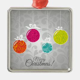 Niedliche, farbenfrohe Weihnachtsdekorationen Ornament Aus Metall