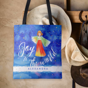 Niedliche Farbenfrohe Weihnachtsfeier Angel Wasser Tasche