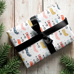 Niedliche, farbenfrohe Weihnachtsfeiertage Strumpf Geschenkpapier<br><div class="desc">Feiern Sie die magische und festliche Urlaubssaison mit unserem anschaulichen Urlaubspapier. In unserem festlichen Urlaubsstil präsentiert sich unser handgezeichneter, farbenfroher Weihnachtsgeschenk aus einer Reihe von Sternlichtern. Jeder Strumpf ist mit einem anderen Muster und einer anderen Farbe gestaltet. Alle Kunstwerke in diesem festlichen Weihnachtsfest in Aquarellen sind handgezeichnet Original-Kunstwerke der Moodthologie....</div>