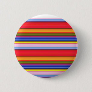 Niedliche, farbenfrohe Zauberstreifen Button