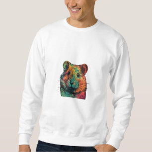 niedliche Farbgestaltung Vollhamster Art Design Sweatshirt