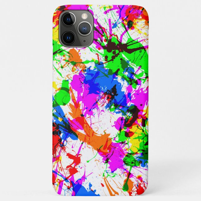Niedliche Farbgestaltung von Spritzern Case-Mate iPhone Hülle (Rückseite)