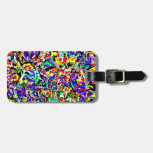 Niedliche, farbige abstrakte Lackierung iPad Luftk Gepäckanhänger