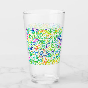 Niedliche farbige Blume Glas