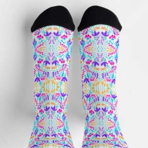 Niedliche farbige Blume Socken
