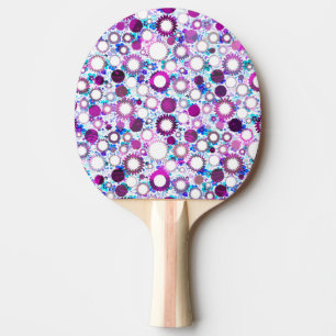 Niedliche farbige Blume Sonnen-Muster Tischtennis Schläger