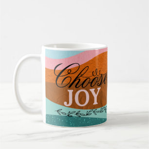 Niedliche Farbige Boho Inspiration positive Zitat Kaffeetasse