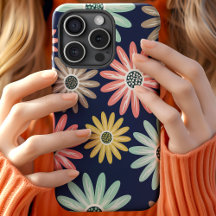 Niedliche farbige Daisy Floral Pattern für die Mar