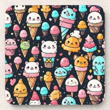 Niedliche, farbige Eistöcken