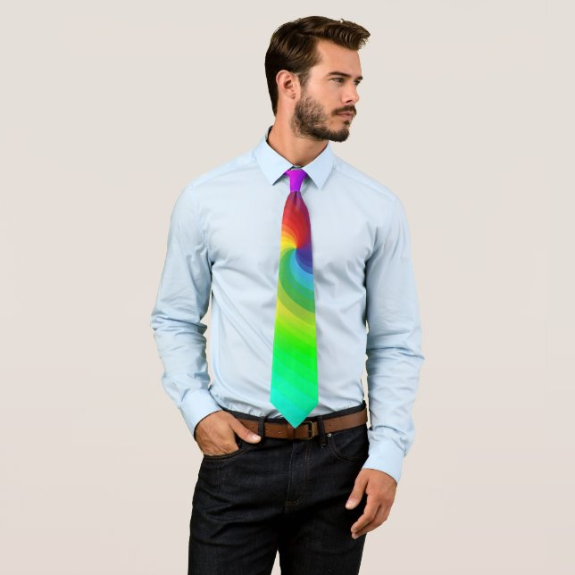Niedliche Farbige Gefärbte Krawatte Regenbogen Swi (Beispiel)