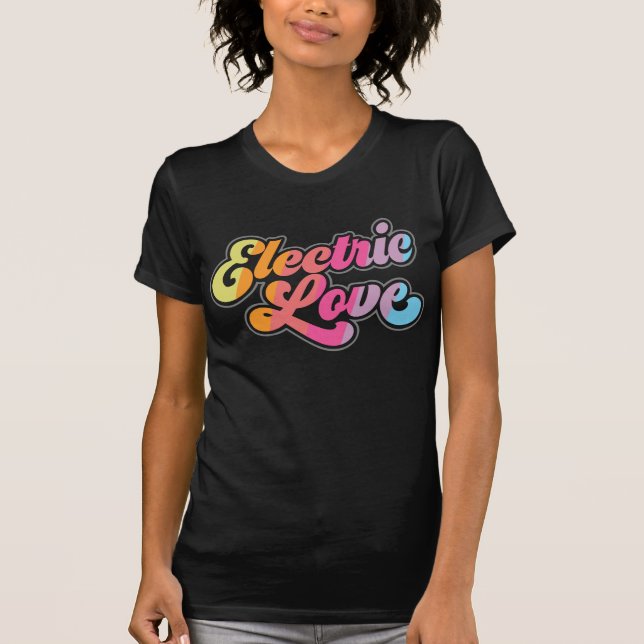 Niedliche farbige Regenbogen-Liebe T-Shirt (Vorderseite)