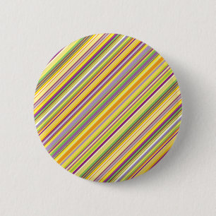 Niedliche, farbige Streifen Button