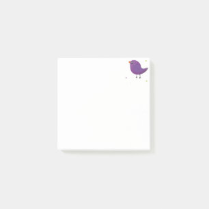 Niedliche, farbige Vögel Post-it Klebezettel