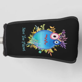 Niedliche Farbigkeit Save the Planet Collection Golf Headcover