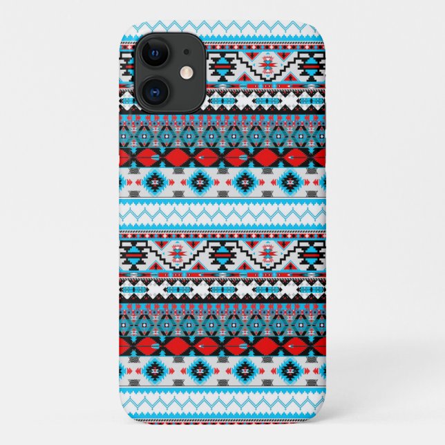 Niedliche Farbmuster Case-Mate iPhone Hülle (Rückseite)