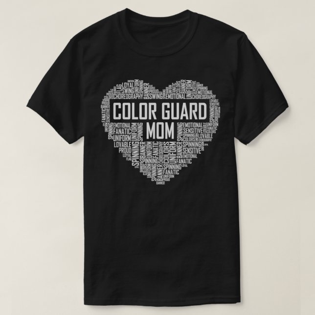 Niedliche Farbwächter Mama Geschenk Farbschutz Mar T-Shirt (Design vorne)