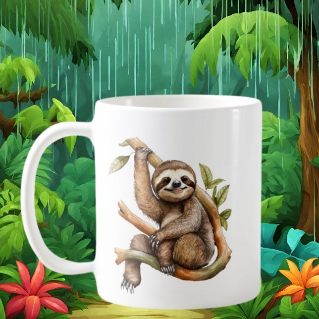 Niedliche Faultierfreunde hinzufügen Kaffeetasse (Von Creator hochgeladen)