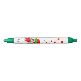 Niedliche Fee mit Lieben auf weißem Hintergrund Kugelschreiber