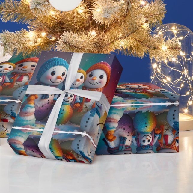 Niedliche Feiertage Geschenkpapier (Feiertage)