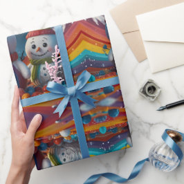 Niedliche Feiertage Geschenkpapier