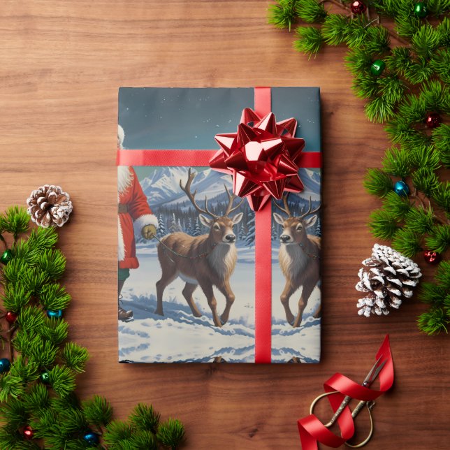 Niedliche Feiertage Geschenkpapier (Feiertagsgeschenk)