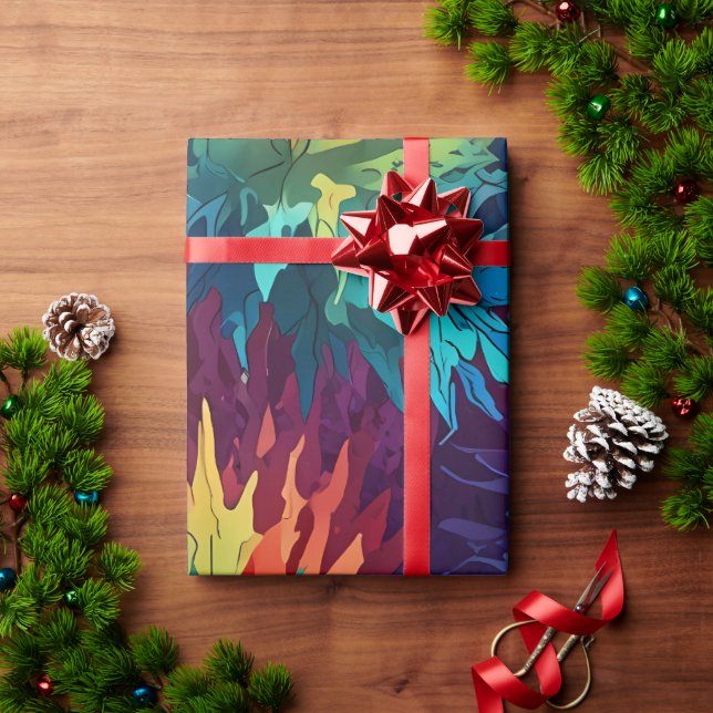 Niedliche Feiertage Geschenkpapier (Feiertagsgeschenk)