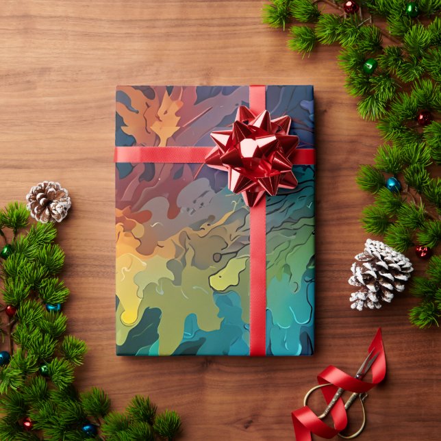 Niedliche Feiertage Geschenkpapier (Feiertagsgeschenk)