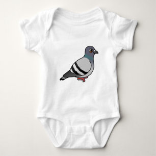 Niedliche Felsen-Taube Baby Strampler