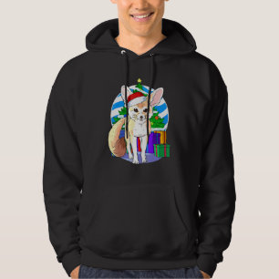Niedliche Fennec Fox Weihnachtsmannmütze Weihnacht Hoodie