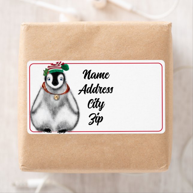 Niedliche Festtage Weihnachten Pinguin (Insitu)
